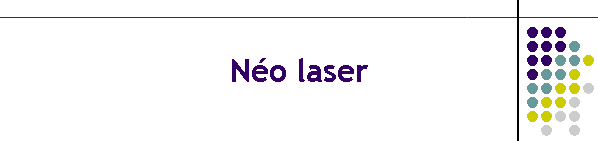 No laser